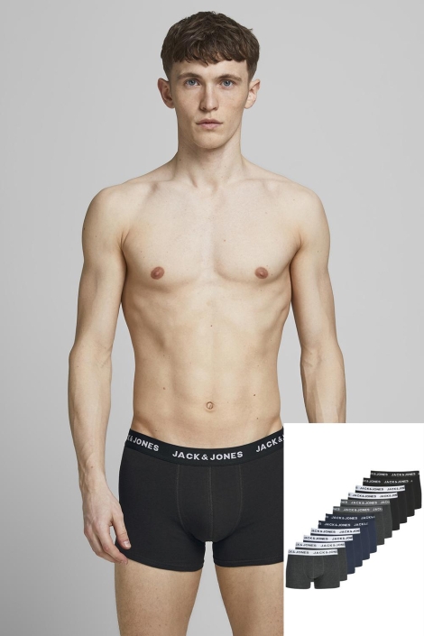 Jack & Jones jacsolid trunks 12 packs